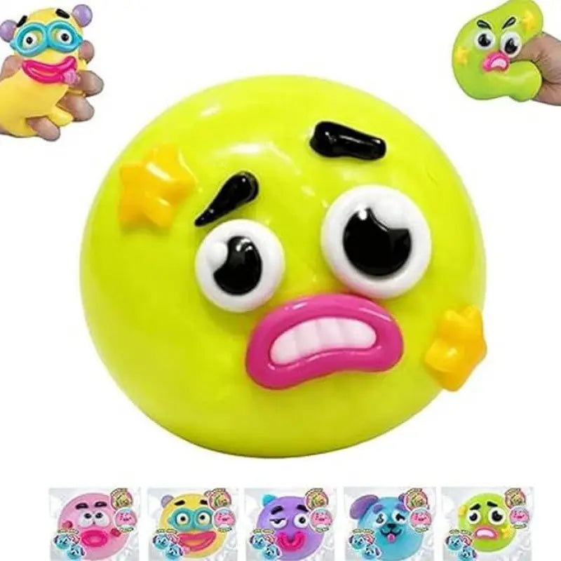 Dog Face Swap Smushers Squishy - Soft, Moldable Slow-Rising Fidget Toy, Actual Stress Reliever with Interchangeable Faces, Tactile Play for Grown Ups