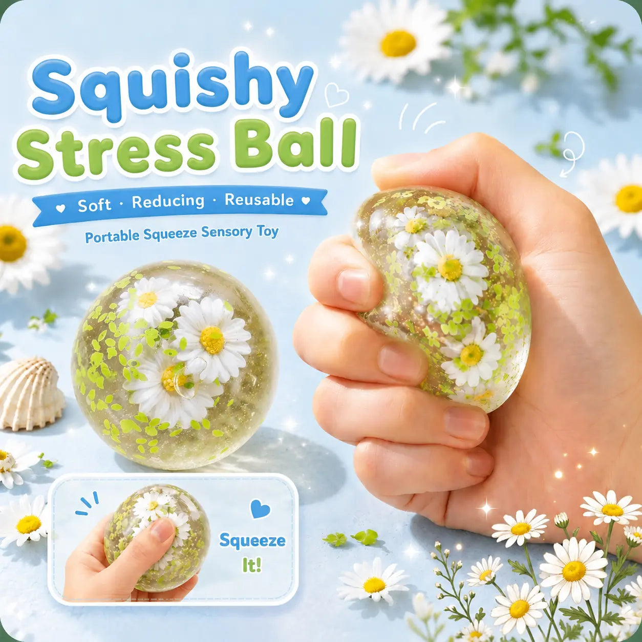Dog Face Swap Smushers Squishy - Soft, Moldable Slow-Rising Fidget Toy, Actual Stress Reliever with Interchangeable Faces, Tactile Play for Grown Ups